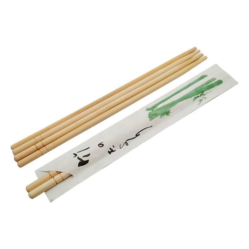 Disposable Bamboo Chopsticks with Customized Printing Eco-Friendly 20cm Length for Sushi and Restaurants