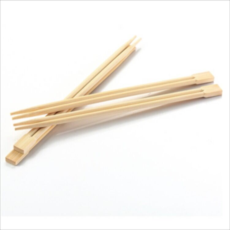 Custom Logo Printed Eco-Friendly Disposable Bamboo Chopsticks with 100pairs/polybag Packaging