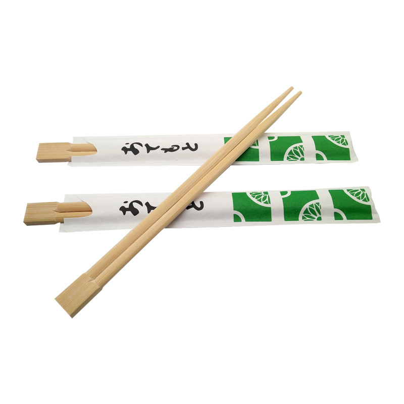 Sterilized Picnic Wooden Chopsticks Disposable , Custom Sleeve Korean Wooden Chopsticks